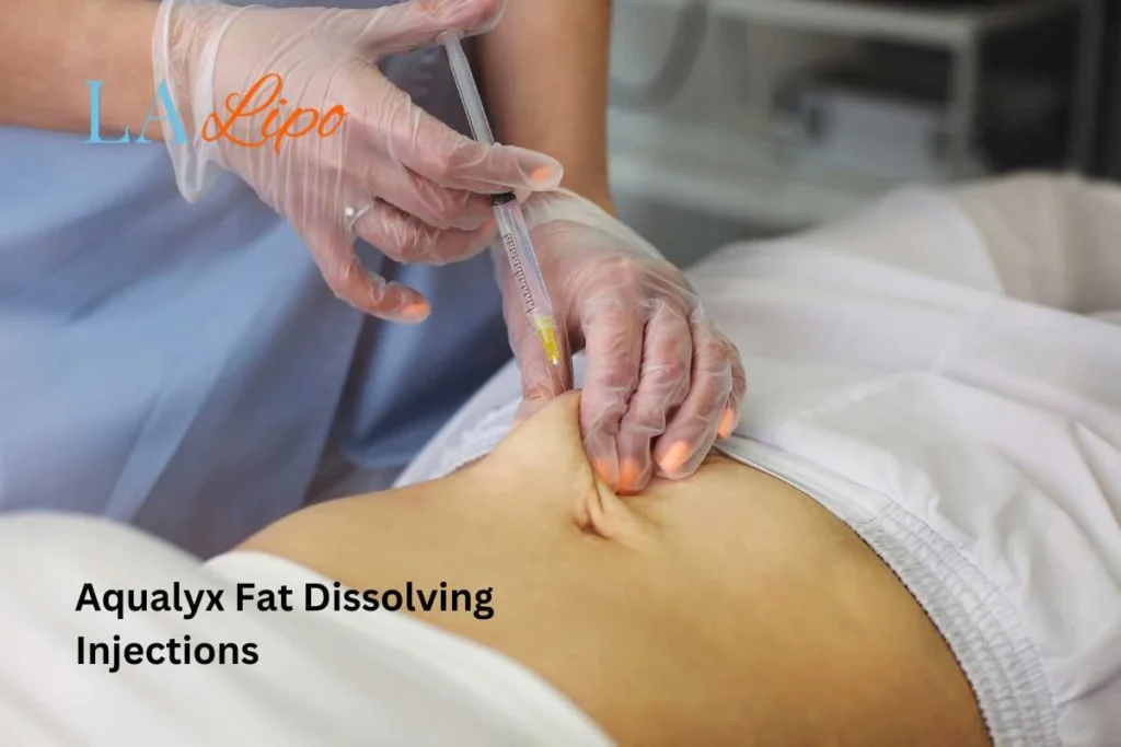 woman having fat dissolving injections Didcot in the stomach